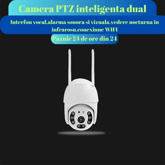 Camera Supraveghere 5mp Wireless IP CCTV PTZ ICSEE Camera Wifi