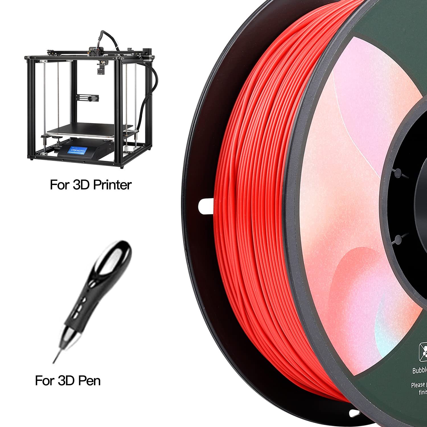 Filament Ender Pla Creality Mm Kg C Rosu Red Emag Ro