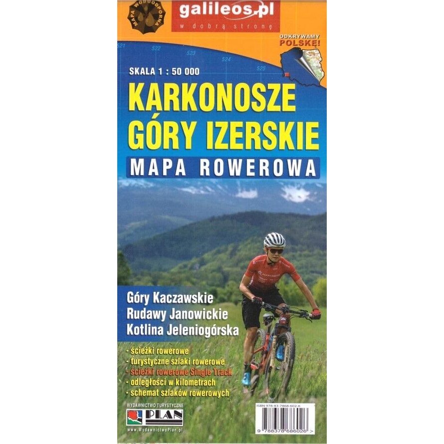 Mapa Rowerowa Karkonosze I G Ry Izerskie Plan Limba