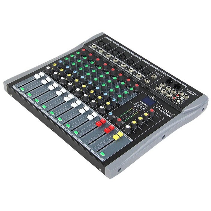 Mixer Audio Canale Profesional Bluetooth Usb Mp Ecran Lcd