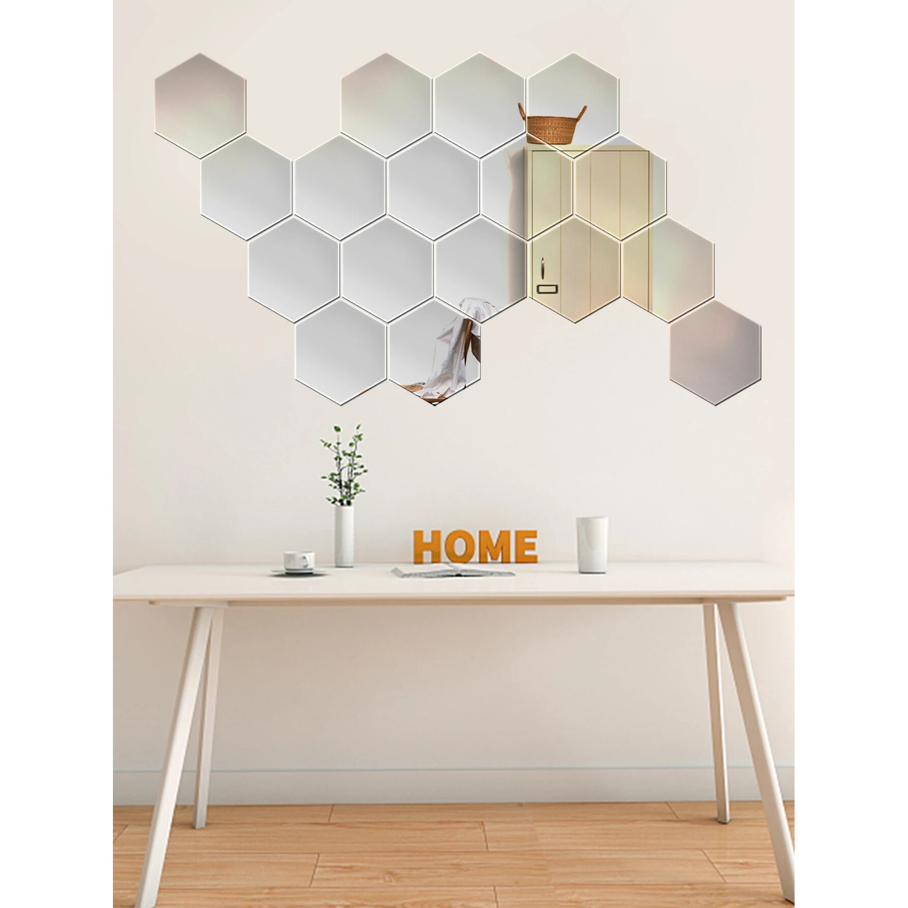 Set Oglinzi Acrilice Decorative Hexagonale Cbd Coral Best Deals