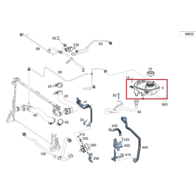 Vas Expansiune Racire Mercedes Pentru VITO W447 Negru Bej EMAG Ro