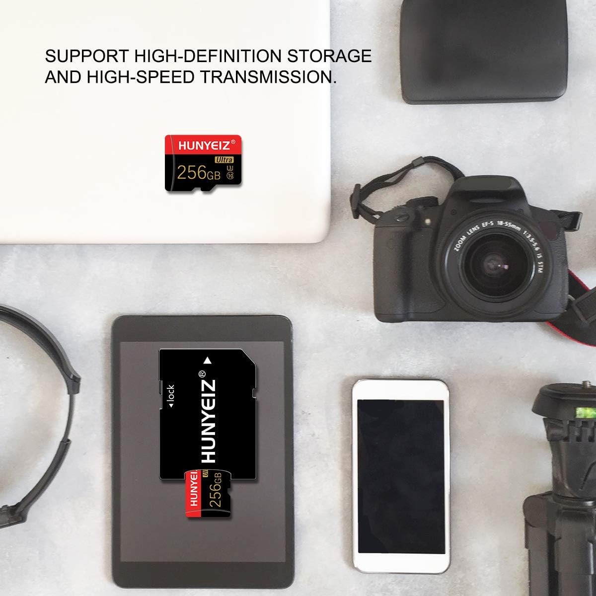 Card De Memorie Micro SD Hunyeiz Clasa 10 256 GB EMAG Ro