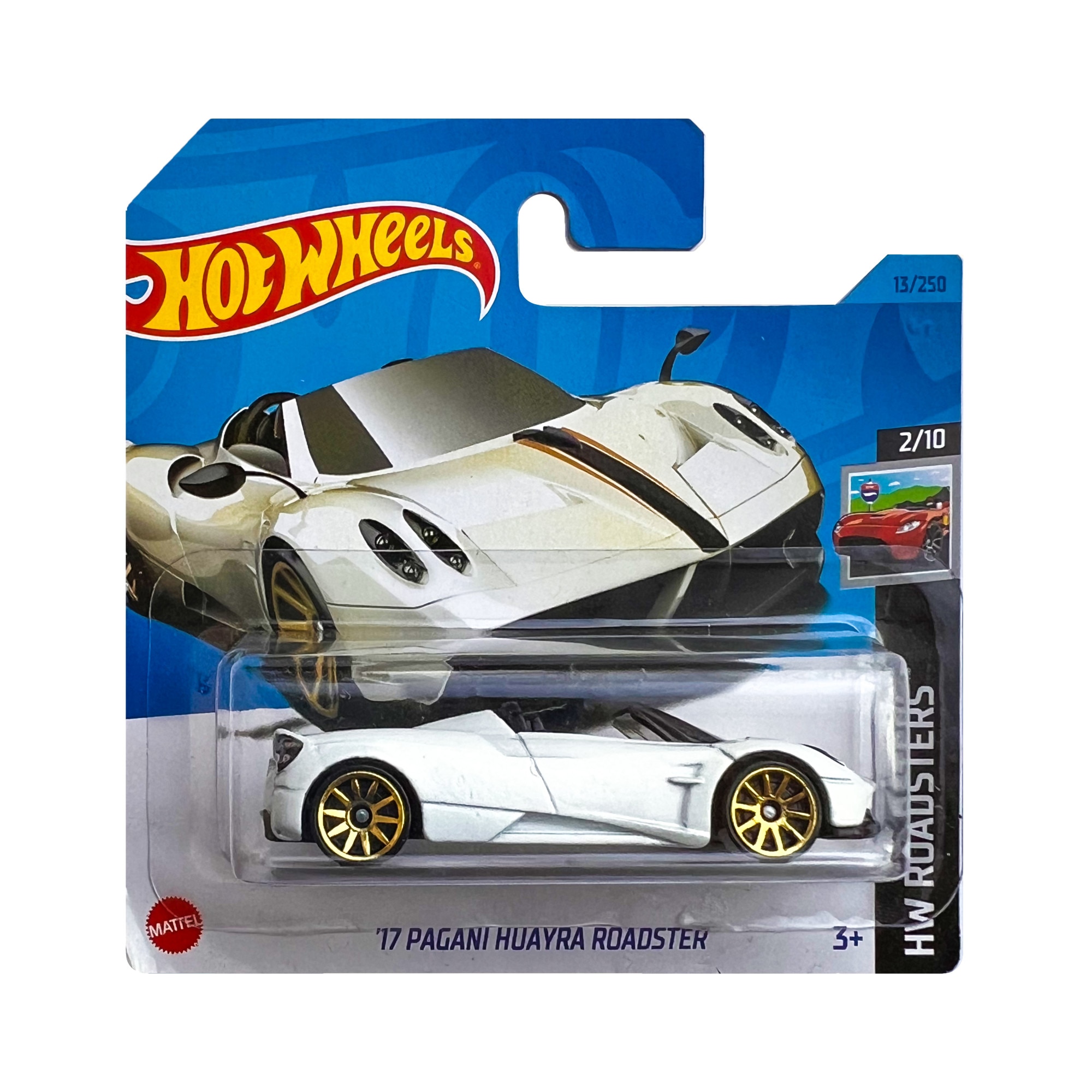 Masinuta Metalica Hot Wheels Pagani Huayra Roadster Alb