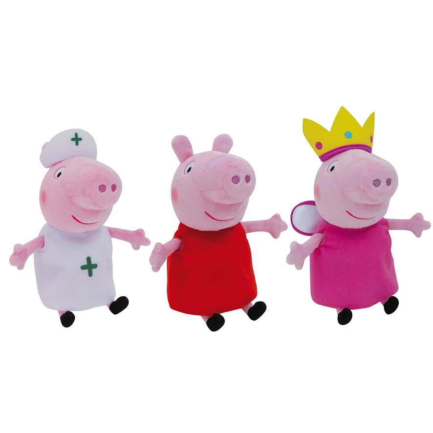 Jucarie Plus Jemini Peppa Pig 20cm Cu Costumase De Schimb EMAG Ro