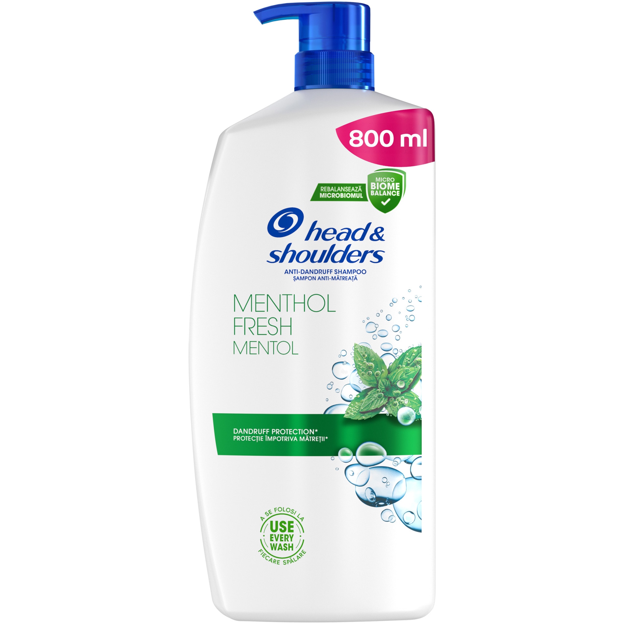 Sampon Anti Matreata Head Shoulders Menthol Fresh Pentru Orice Tip De