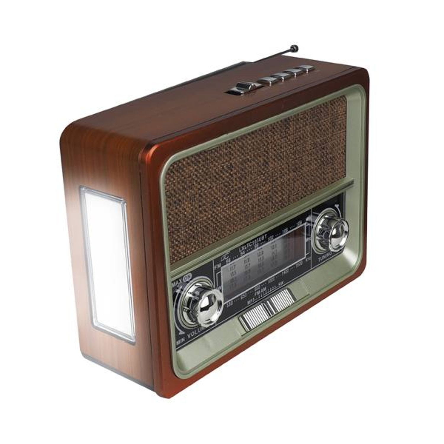 Radio Portabil Cu Panou Solar Si Lanterna Ltc Netta Retro Bluetooth