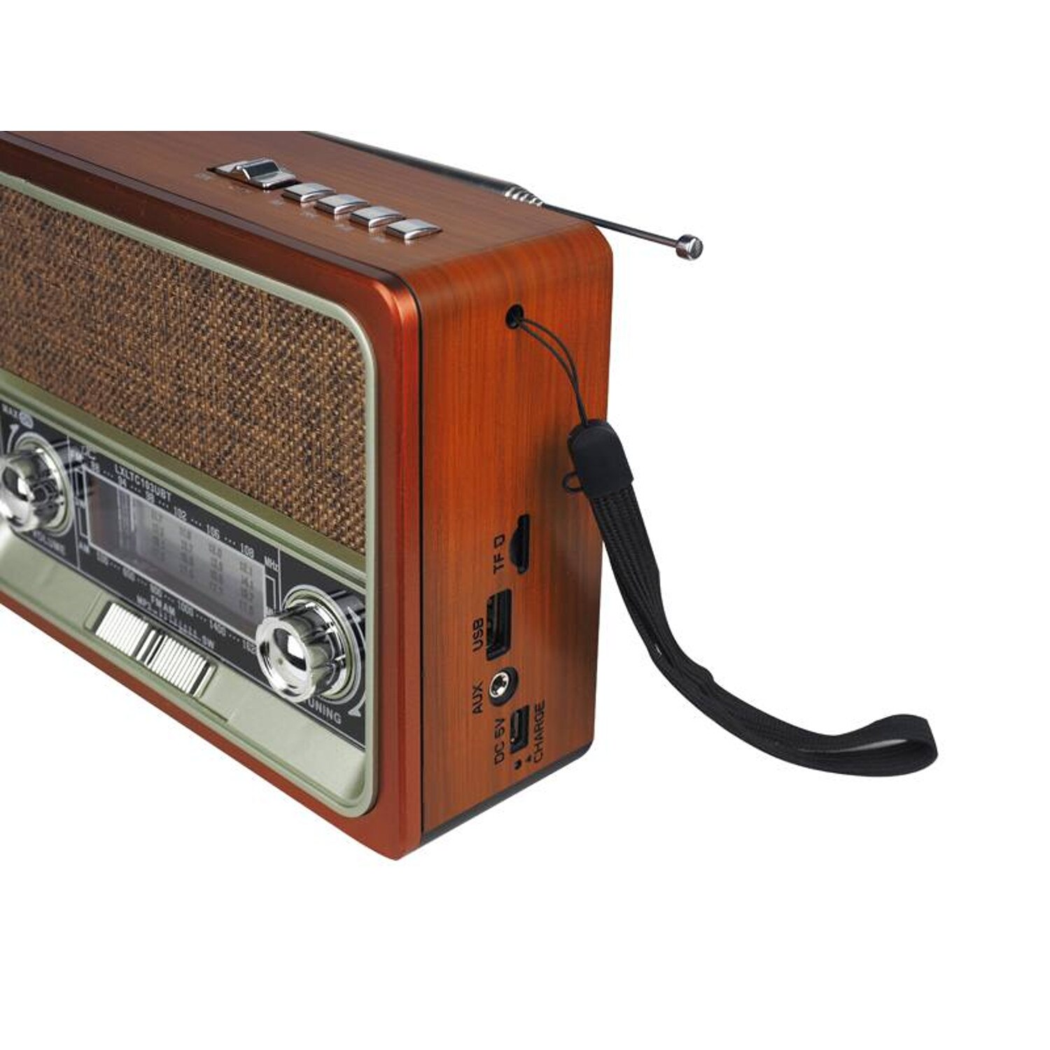 Radio Portabil Cu Panou Solar Si Lanterna LTC Netta Retro Bluetooth