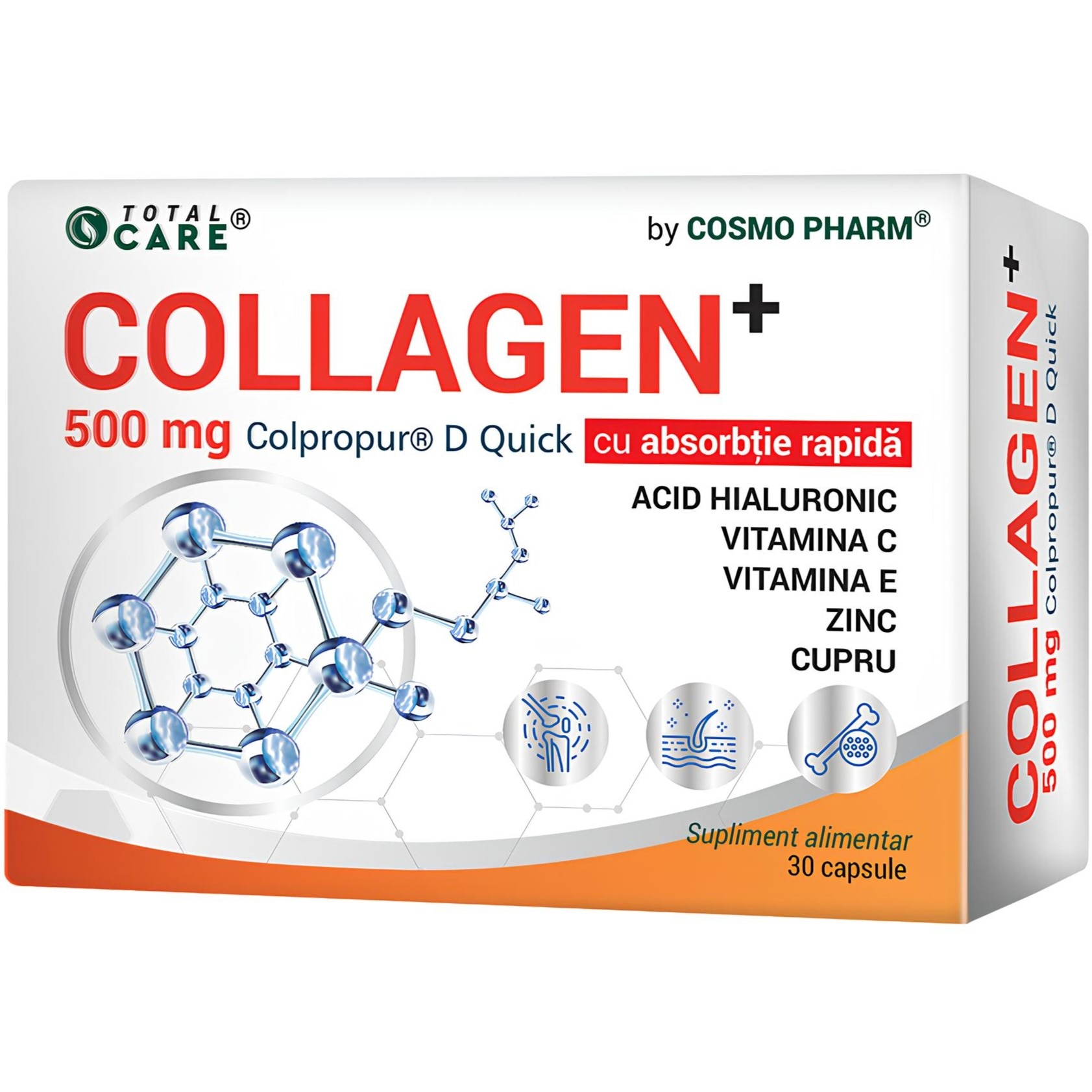 Collagen Colpropur D Quick Cu Acid Hialuronic Vitaminele C Si E