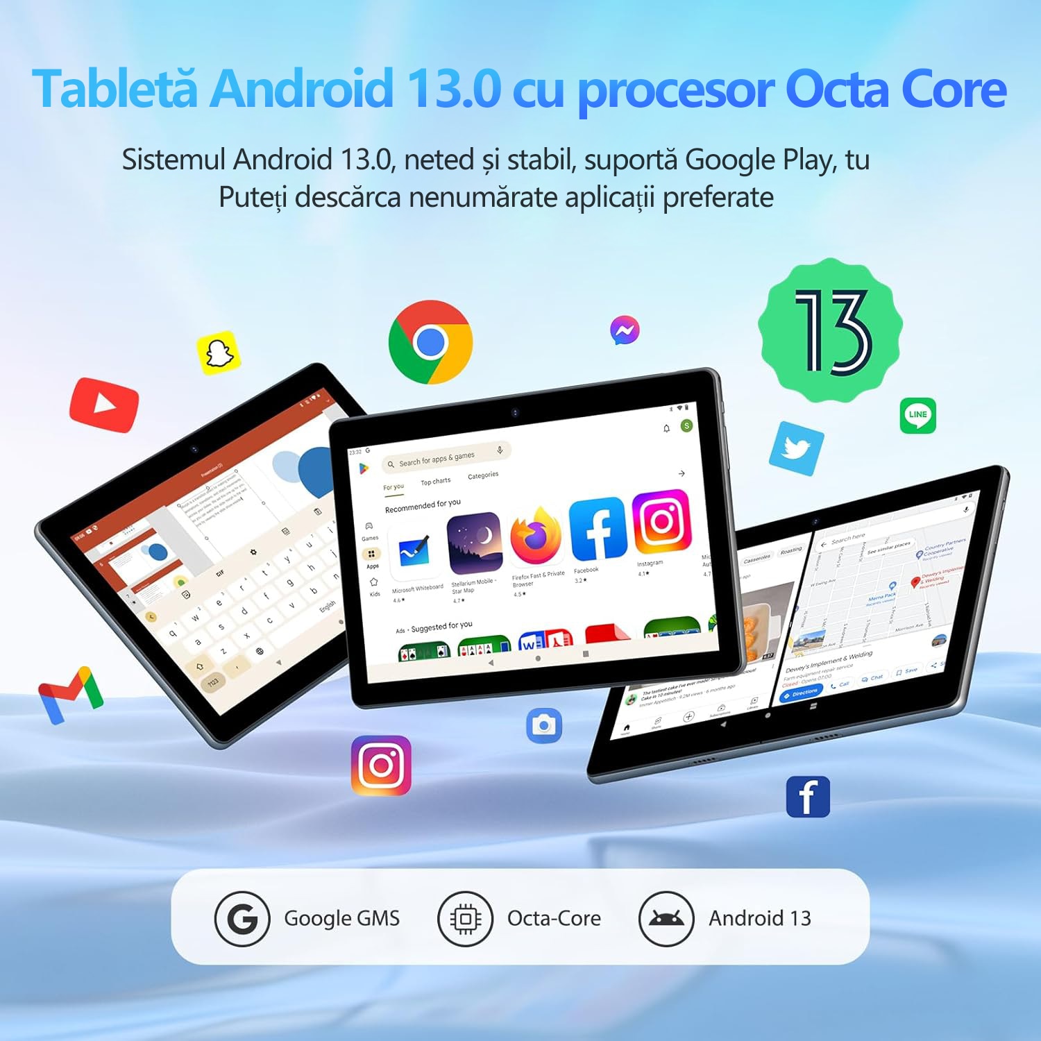 Tableta Octa Core TOSCIDO 10 1 Android 13 0 8GB RAM 128GB ROM