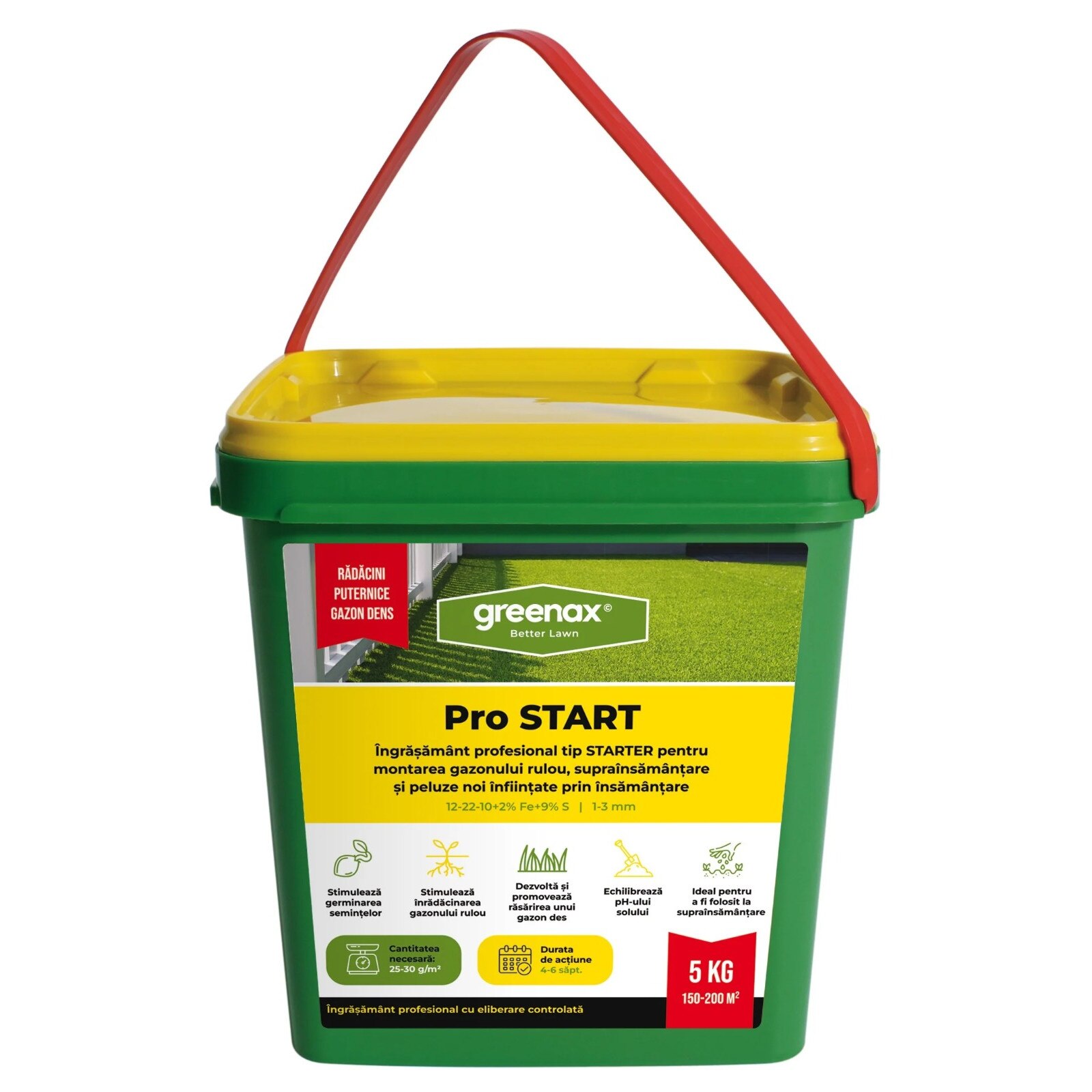 Ingrasamant Profesional Pentru Gazon Greenax Pro Start