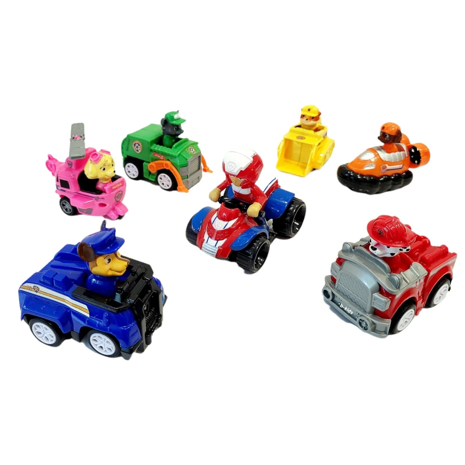 Set De Figurine Si Vehicule Paw Patrol Patrula Catelusilor