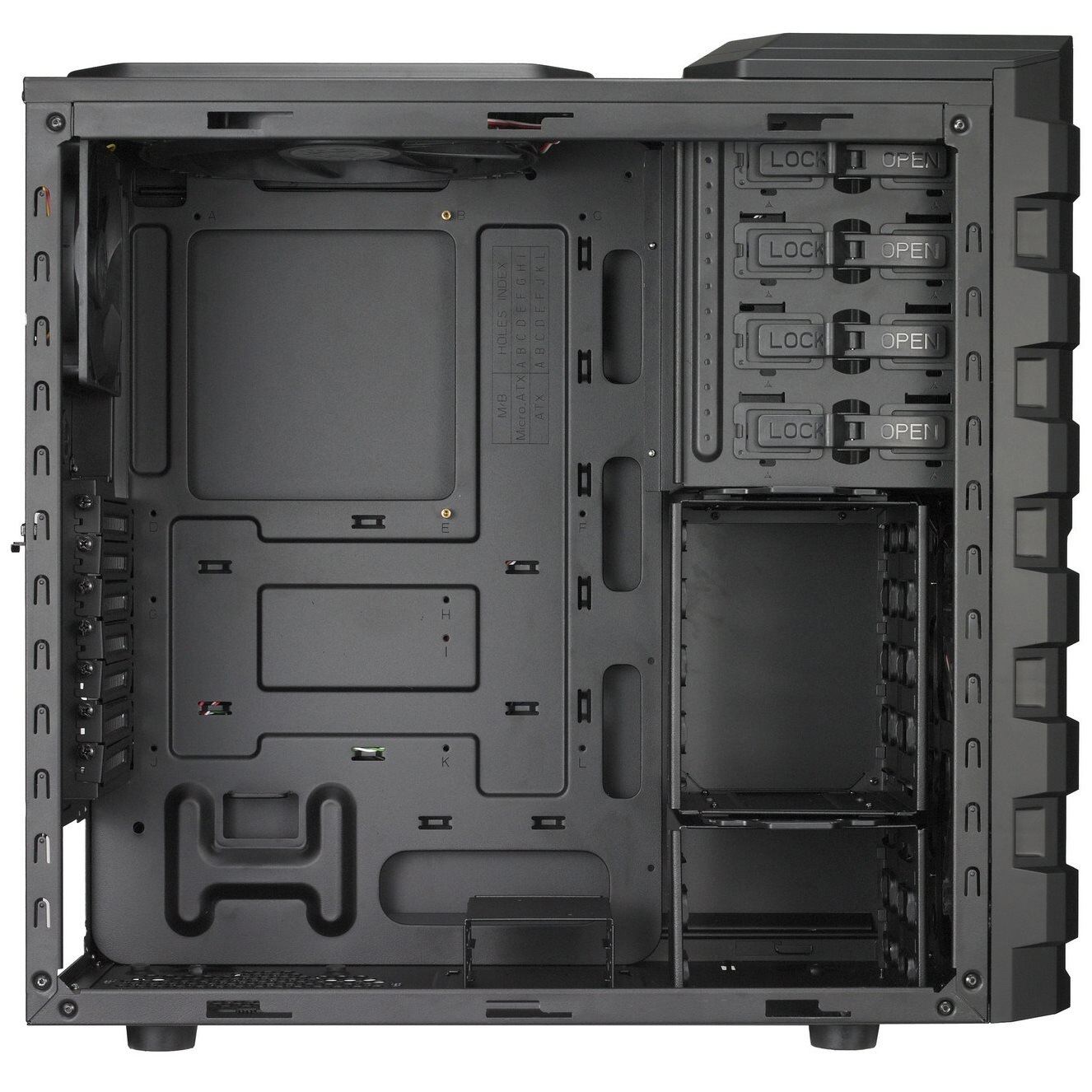 Carcasa Cooler Master HAF 912 Advanced Mid Tower Fara Sursa Negru