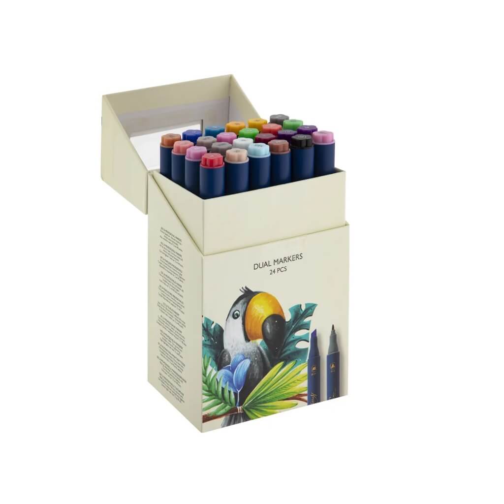 Set Markere Colorate Cu Capete Nassau Fine Art Emag Ro