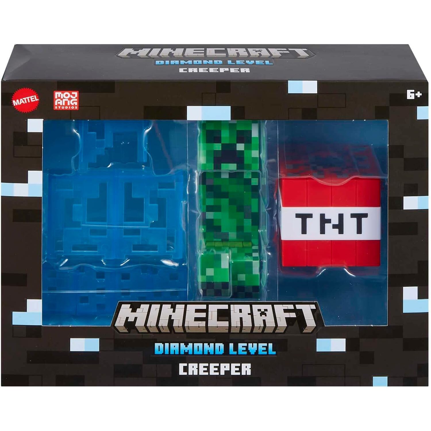 Set De Constructie Mattel Minecraft Creeper Nivel Diamant Cm