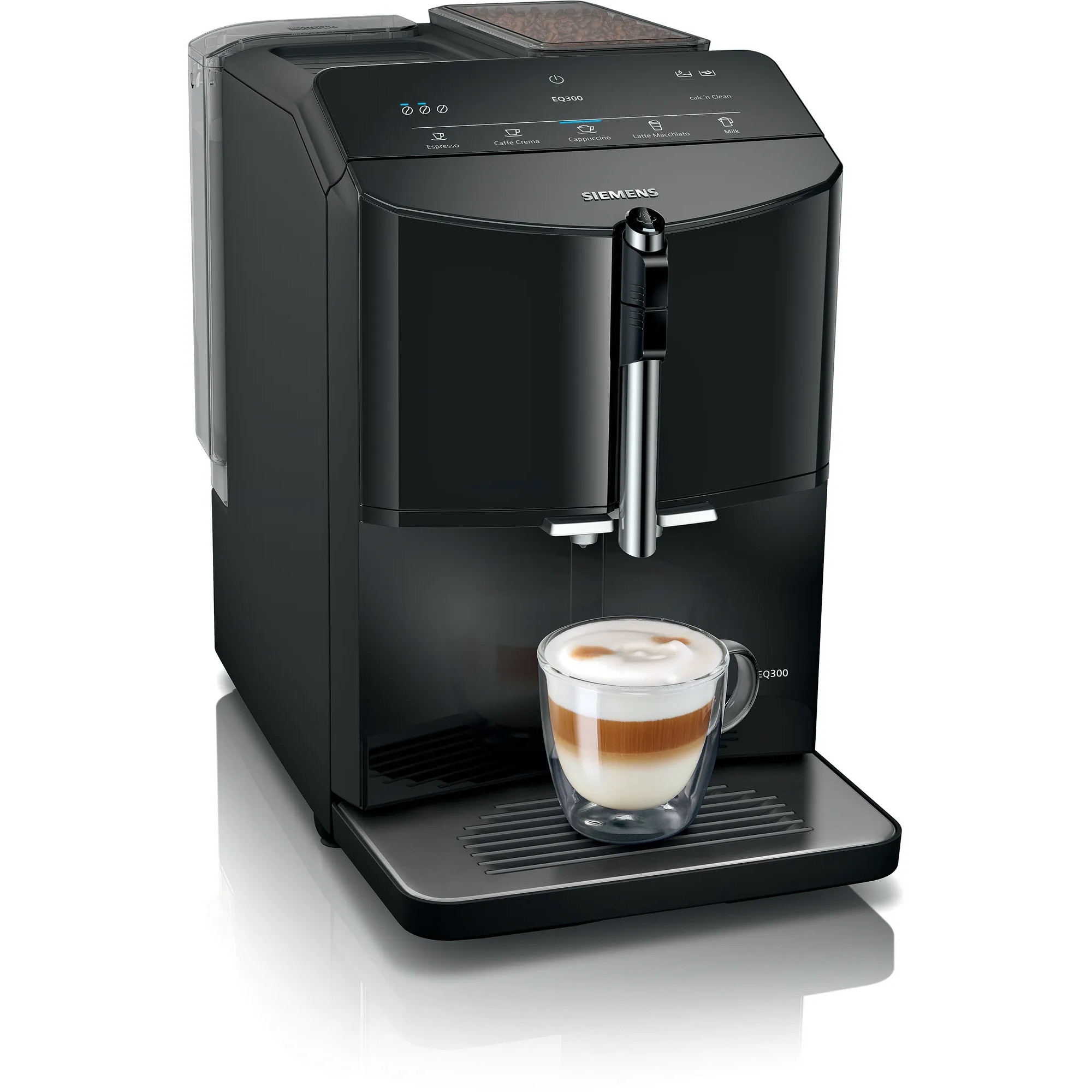 Espressor Siemens EQ 300 TF301E09 Manual Capacitate 1 4L Cu Rasnita