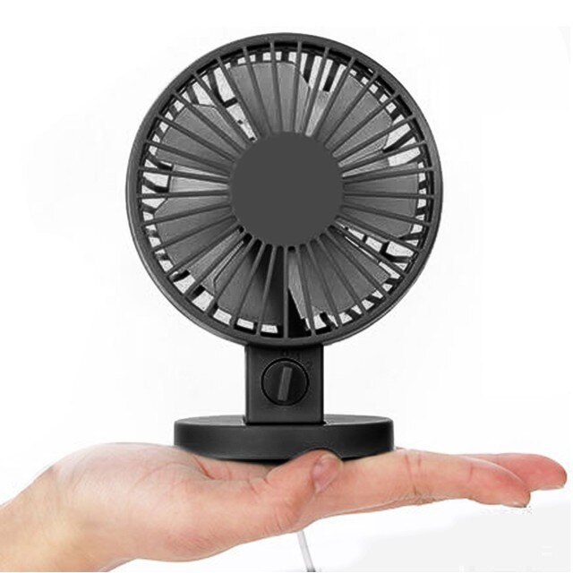 Mini asztali ventilátor USB csatlakozással fekete eMAG hu