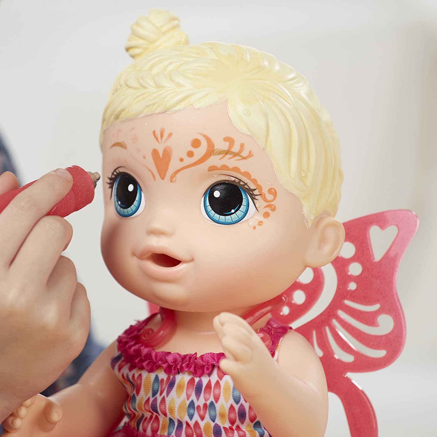 Papusa Hasbro Baby Alive Doll Face Paint Fairy Blonde Emag Ro