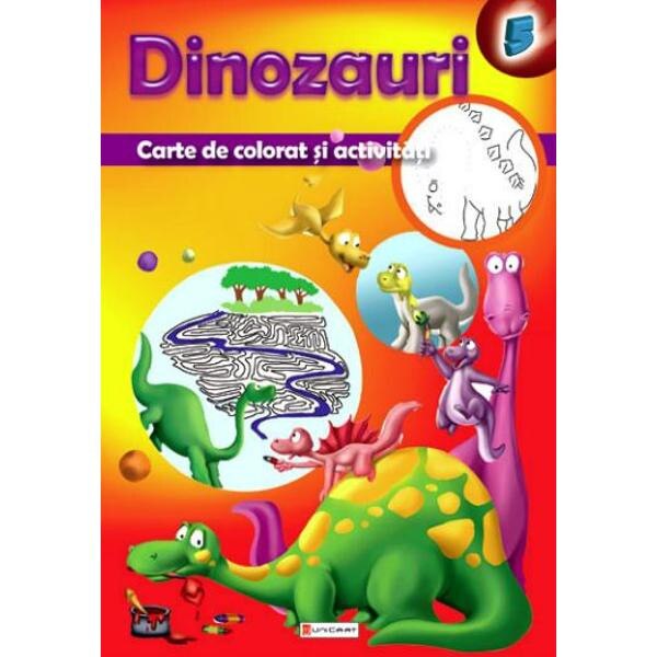 Dinozauri Carte De Colorat Si Activitati Emag Ro