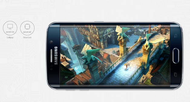 Day liquid vitamin Telefon mobil Samsung GALAXY S6 Edge, 64GB, Black - eMAG.ro