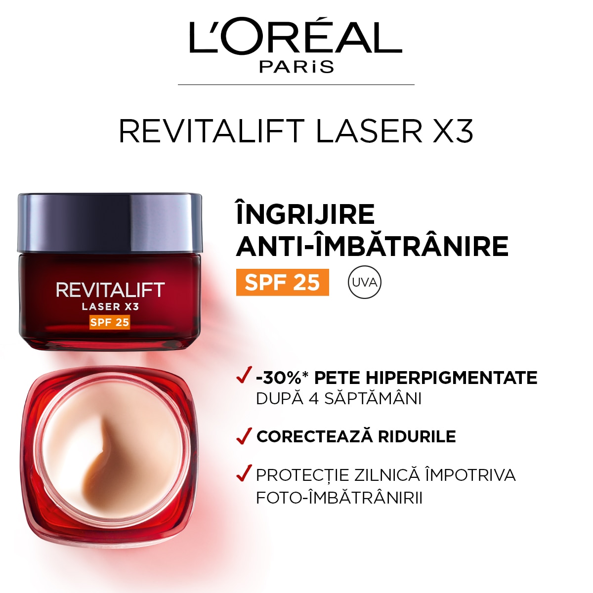 Entanglement Restriction Inaccessible Crema L'oreal Paris Revitalift Laser SPF, 50 ml - eMAG.ro