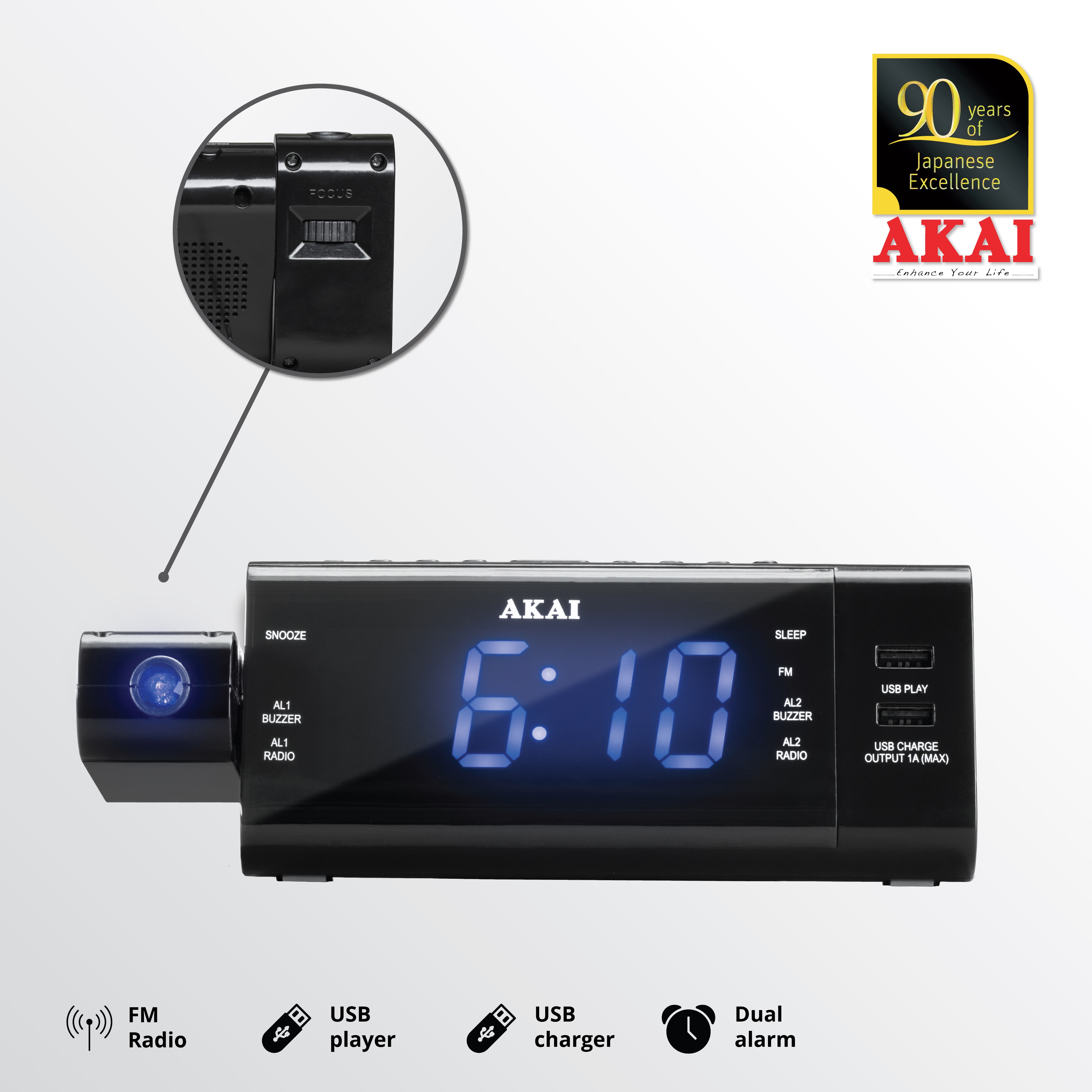 Radio ceas Akai ACR-3888