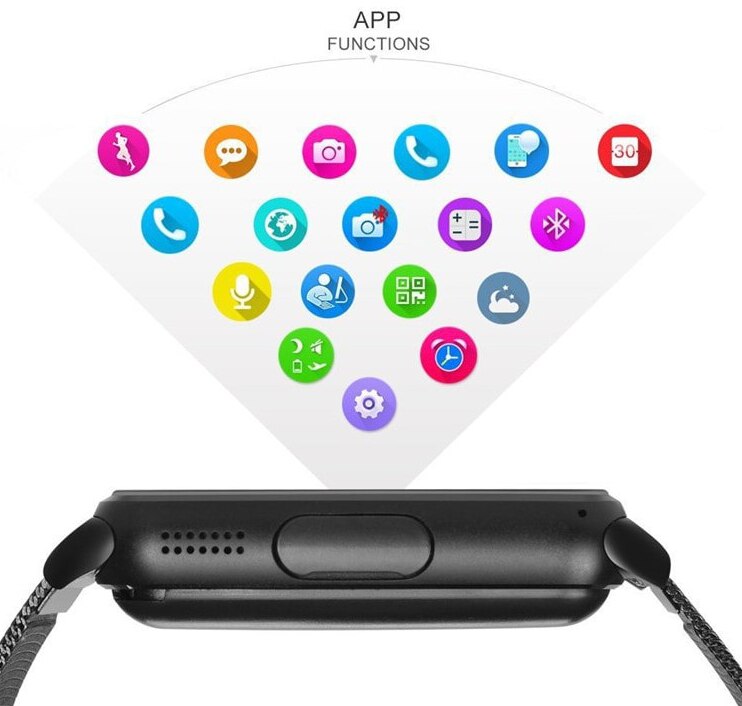 Ceas smartwatch cu telefon iUni Z60, Aluminiu - eMAG.ro