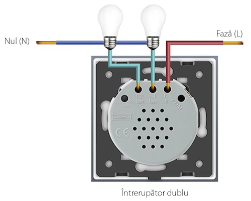 Intrerupator dublu cu touch Livolo din sticla, conectivitate prin protocol ZigBee, Gri 3 res e2d76795d287c06067ce97182264f898