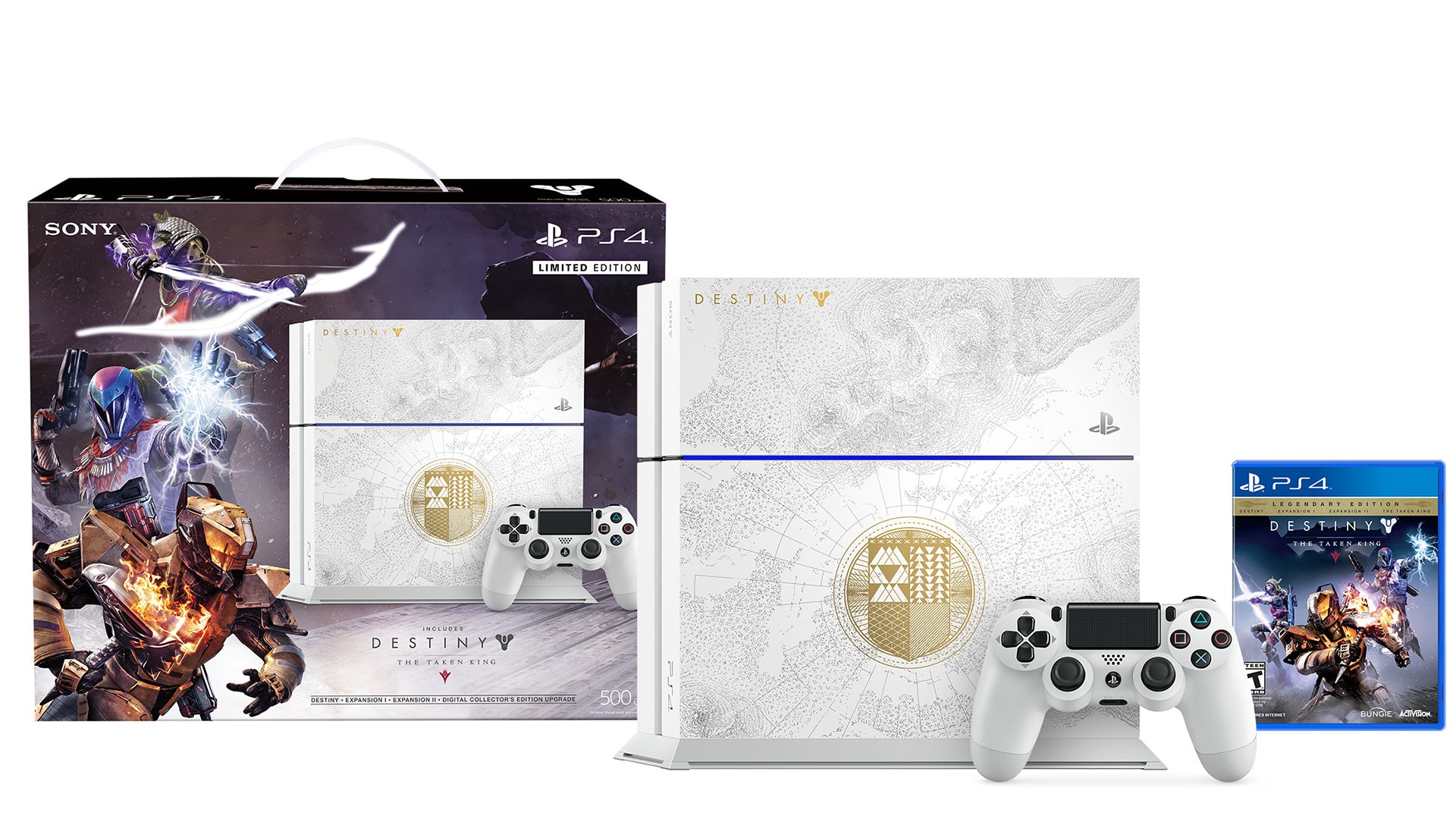 Consola Sony Playstation 4 Limited Edition 500 GB Joc Destiny The Taken King