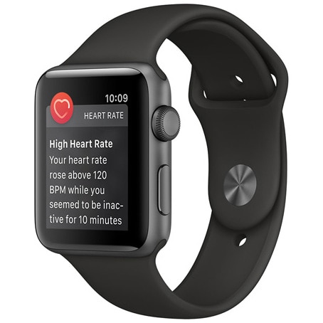 Apple Watch 3, GPS, Cellular, Carcasa Space Grey Aluminium 42mm, Black  Sport Band - eMAG.ro