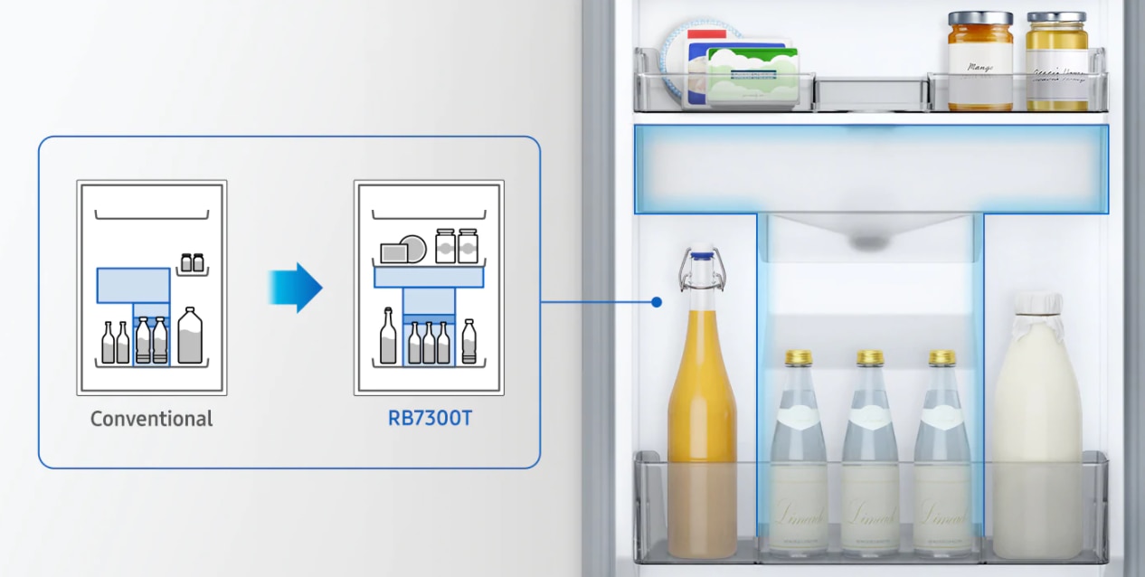Хладилник с фризер Samsung RB38T630ESA