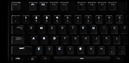 logitech g610 keyboard layout