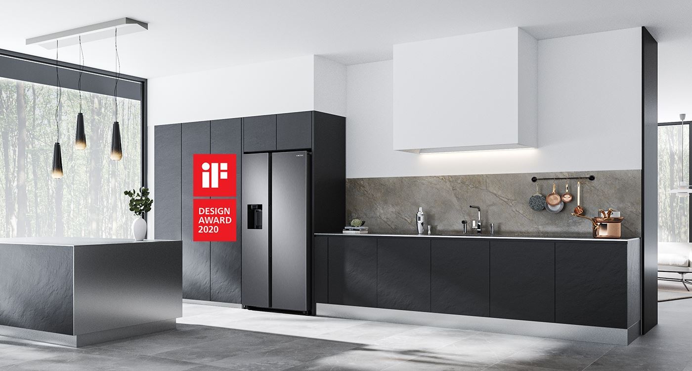 Frigider Side by side Samsung, 609 l, Full No Frost, Twin Cooling Plus, Conversie Smart 5 in 1, Metal Cooling, Precise cooling, SpaceMax, Compresor Digital Inverter, Dozator apa, Clasa D, H 178 cm, Antracit, RS68A8842B1/EF 8 res c504911b1f0467ec7ea2d850a5e648e7