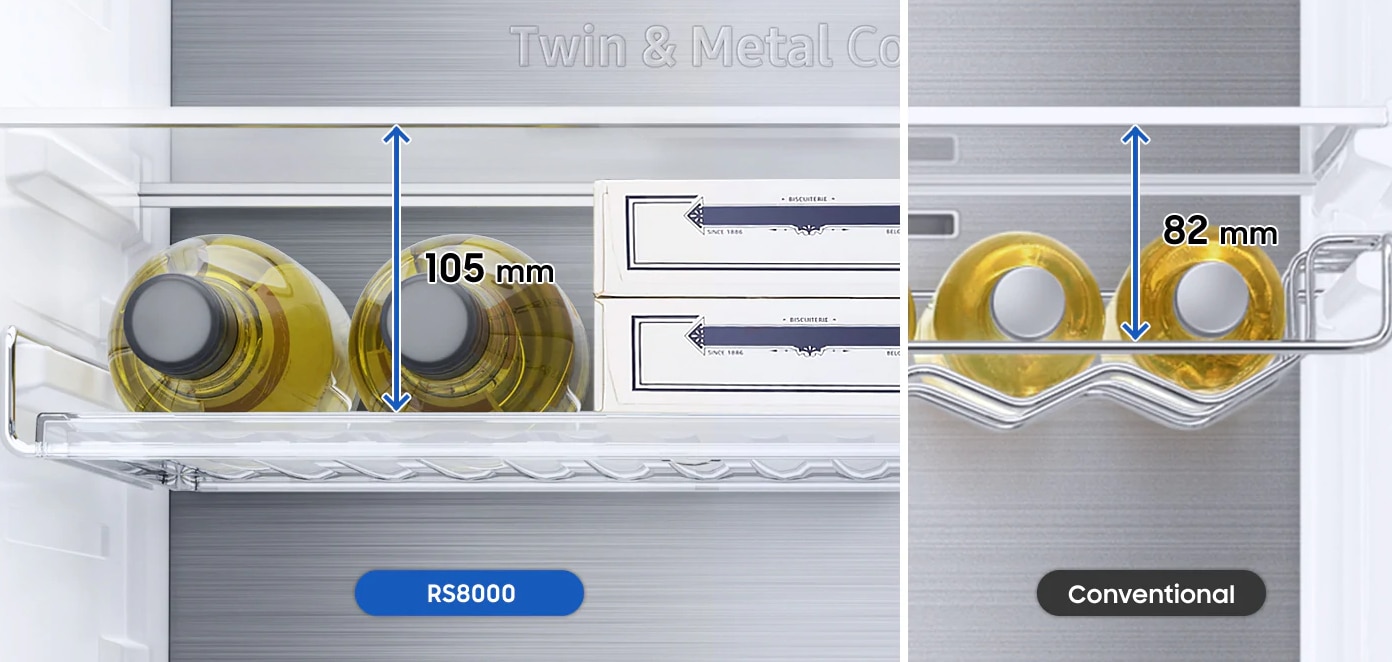 Frigider Side by side Samsung, 609 l, Full No Frost, Twin Cooling Plus, Conversie Smart 5 in 1, Metal Cooling, Precise cooling, SpaceMax, Compresor Digital Inverter, Dozator apa, Clasa D, H 178 cm, Antracit, RS68A8842B1/EF 7 res 38d1806a78c952c48bba1c3a078e9d88