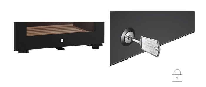 Racitor de vinuri Haier HWS42GDAU1, 42 sticle, WiFi, LED, dual zone, Usa reversibila, Clasa G, H 82 cm, Negru (1) 11 res 15d056ac6659fb2a35d48ac173e29a31
