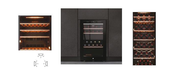 Racitor de vinuri Haier HWS42GDAU1, 42 sticle, WiFi, LED, dual zone, Usa reversibila, Clasa G, H 82 cm, Negru (1) 10 res 57713bc95256bce4b75cf8de31353c65