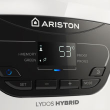 Boiler electric cu pompa de caldura Ariston LYDOS HYBRID WI-FI 100, 100 l, 1200 W 4 res 23635a7861d8c6c02ac2cb984406f250