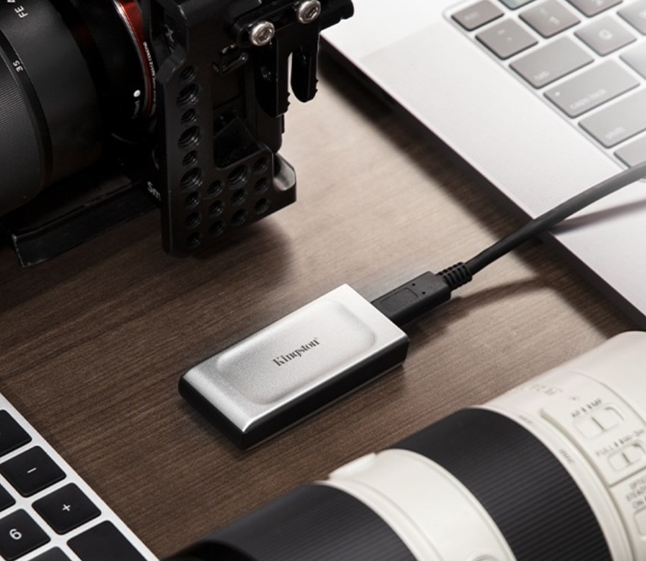 SSD extern portabil Kingston XS2000, 1TB, USB 3.2, Portabilitate de buzunar