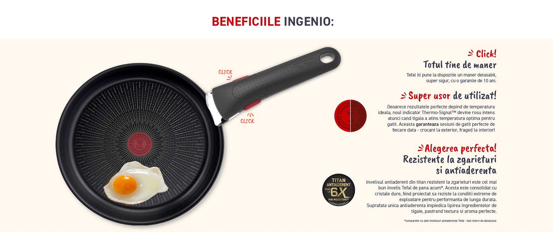 Padella antiaderente INGENIO UNLIMITED L7630432 24 cm, Tefal 