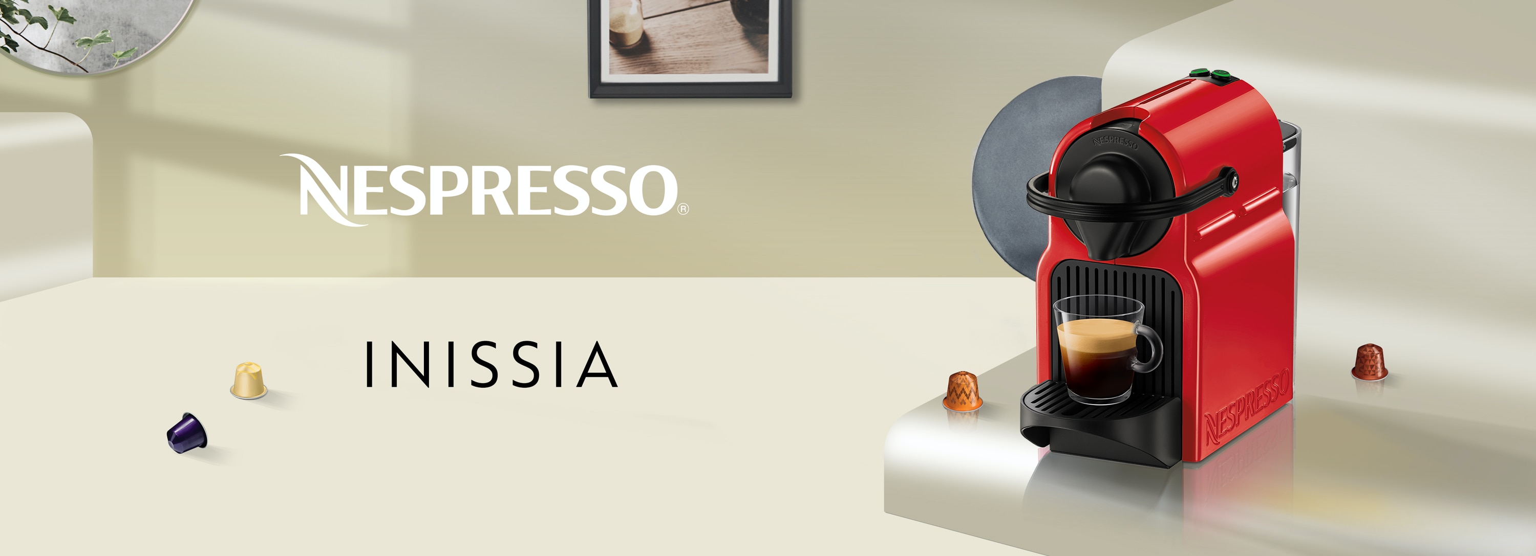 Espressor Nespresso by De'Longhi Inissia Black, 19 bari, 1260 W, 0.7 l,  Negru + 14 capsule cadou - eMAG.ro