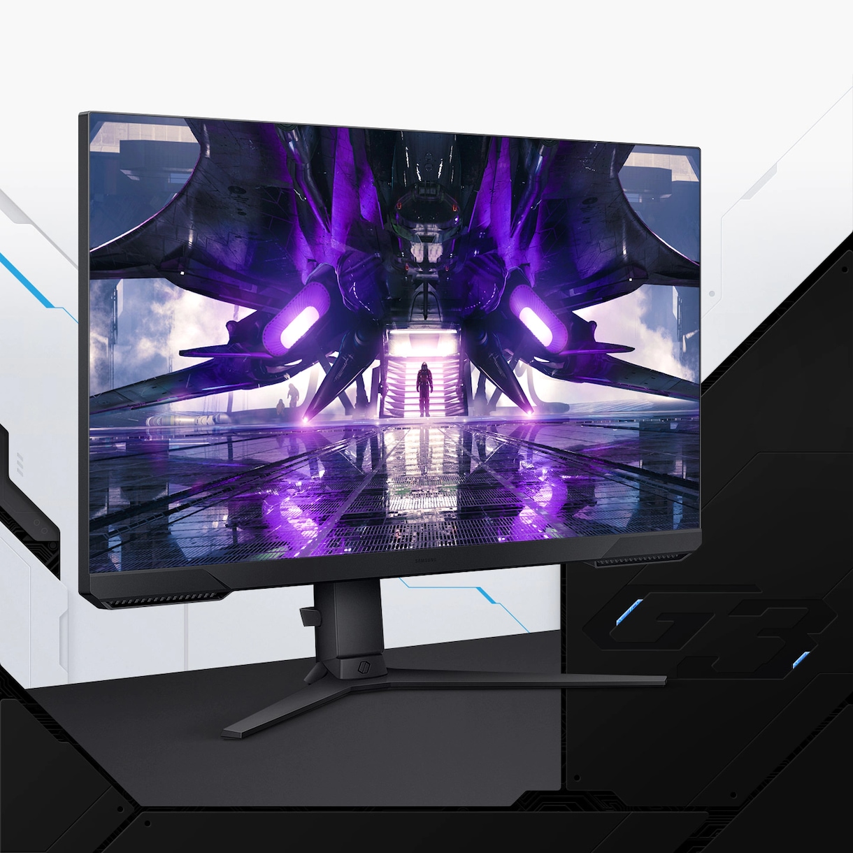 Monitor gaming Samsung LS24AG320NUXEN, Odyssey G3, 24", FullHD, 1 ms, 165 Hz, VA, FreeSync Premium, HDMI, Negru 2 res 1fa78dd4d6a3b43729a07755d16abcd0