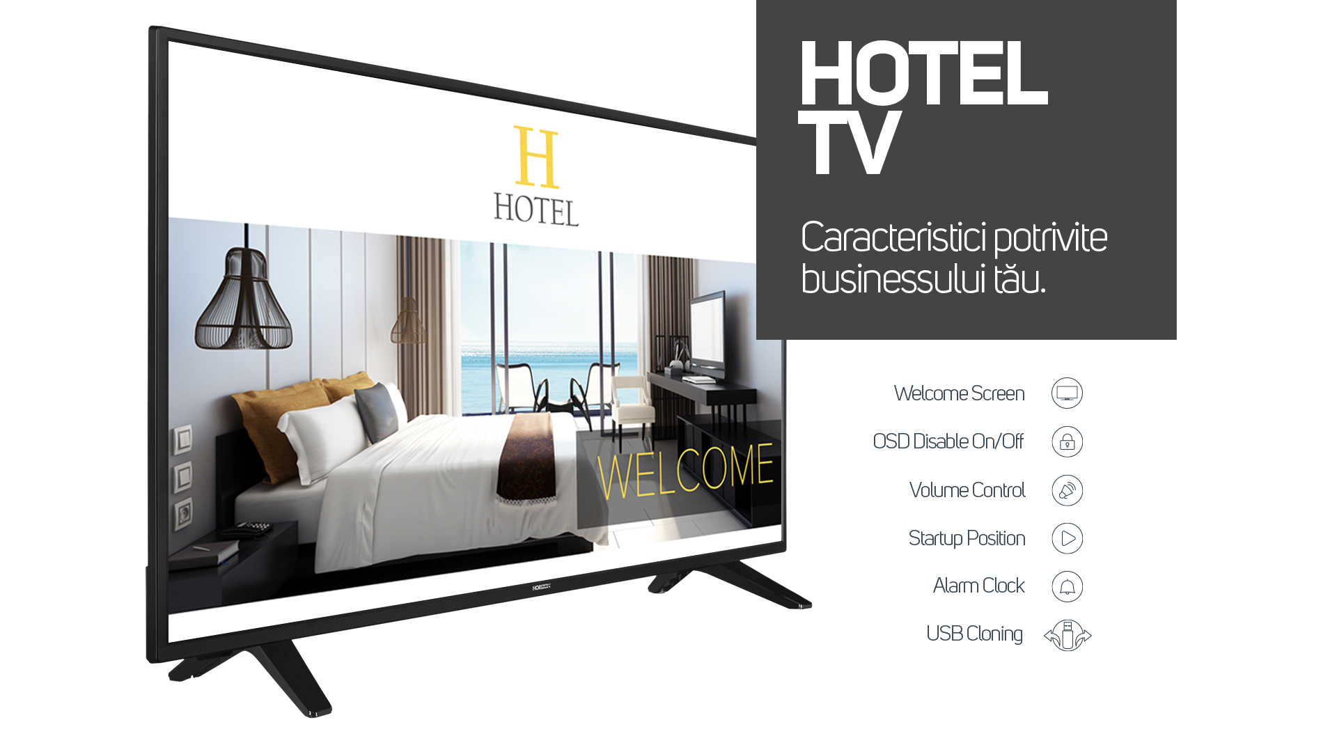Televizor Horizon LED 43HL7539U/C, Smart, 4K Ultra HD