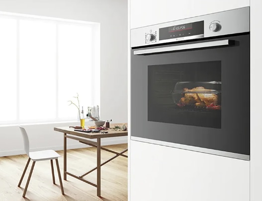 Cuptor incorporabil Bosch, Electric, Multifunctional, 71L, Autocuratare pirolitica, Convectie 4D, Touch control, Display TFT, Clasa A+, Sticla neagra, Seria 8 HBG675BB1 6 res 79b9166ce471ddc9aa15c542cbd01ad4