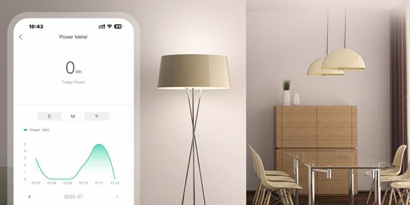 Releu inteligent Ezviz T35W, Wi-Fi, cu programare si automatizare, control vocal 5 res dc9a5eea25131428eaf3035c1cfb2e49