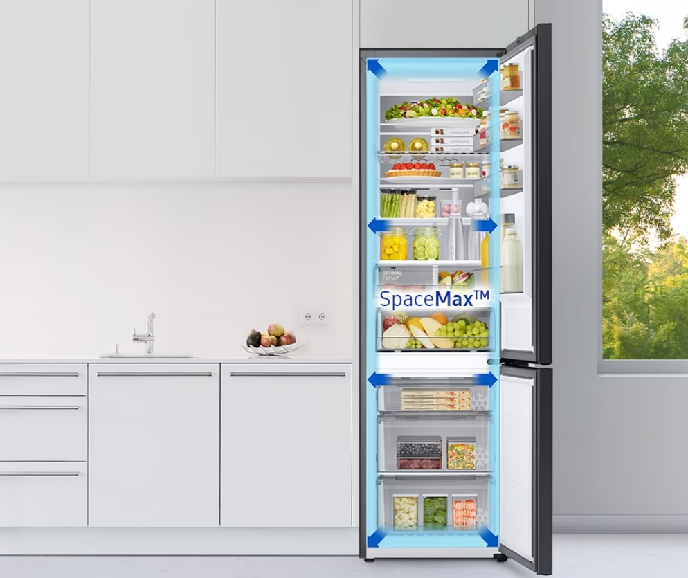 Combina Frigorifica SAMSUNG, 390L, No Frost, H 203 cm, Clasa D, All-Around Cooling, Inox, RB38C602DSA/EF 4 res a4c5d8f8fa14befdd0c430bcf55cd464