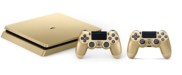 Consola Sony Playstation 4 SLIM 500 GB Editie Limitata Gold