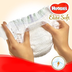 Huggies diaper Elite Soft 0 (до 3,5 kq), 25 ədəd. - pandababy