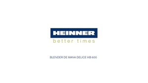 Mixer Vertical Heinner Delice Hb 600 600 W Cana 0 7 L Tocator 0 5 L 2 Viteze Functie Turbo Rosu Alb Emag Ro