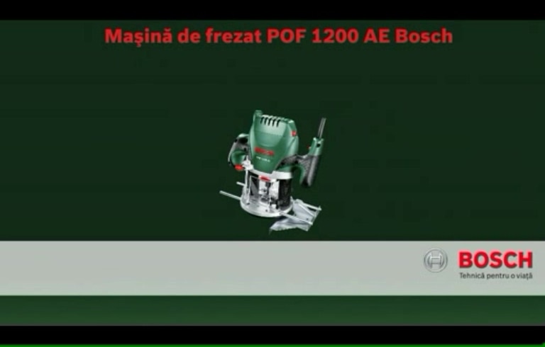 Occur job Investigation Masina de frezat Bosch POF 1200 AE, 1200 W, 230 V, 28000 RPM, 55 mm  adancime maxima cursa - eMAG.ro