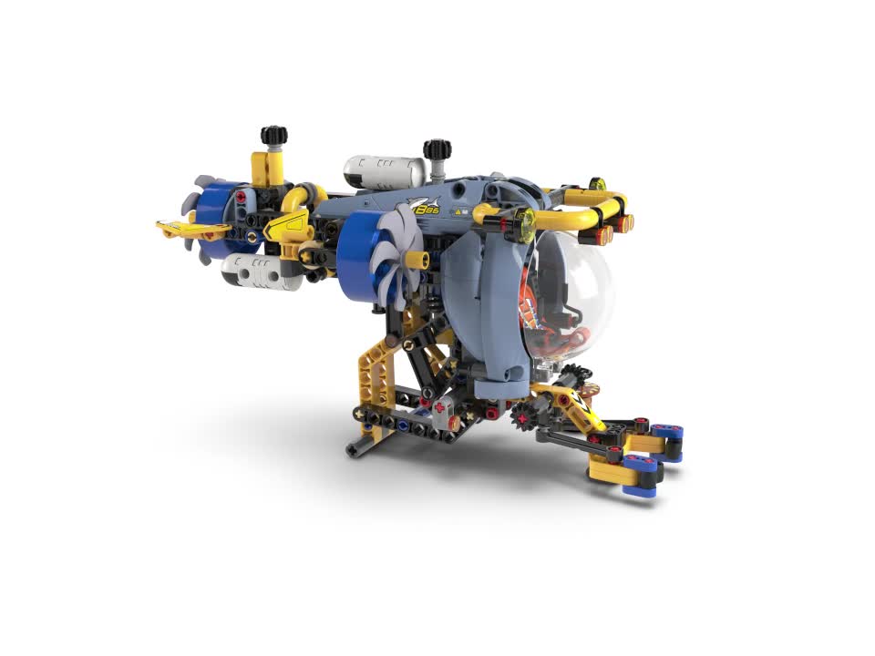 LEGO® Technic - Submarin de cercetare la mare adancime 42201, 413